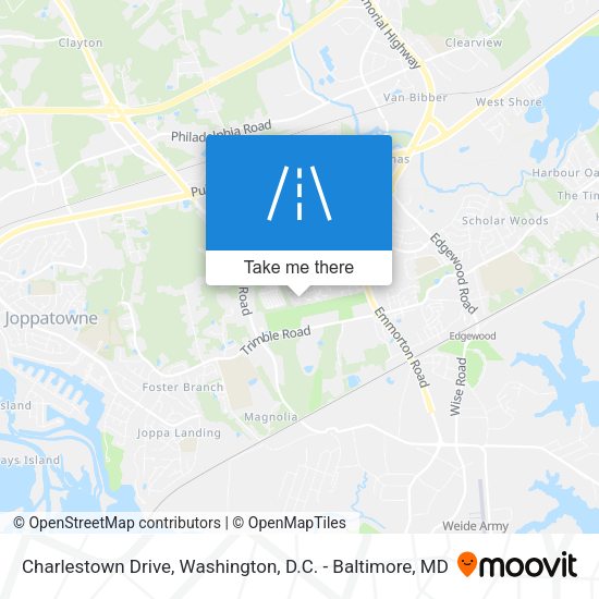 Mapa de Charlestown Drive