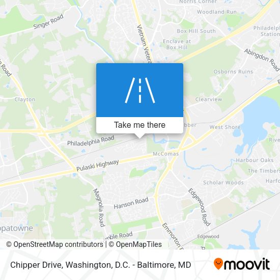 Chipper Drive map
