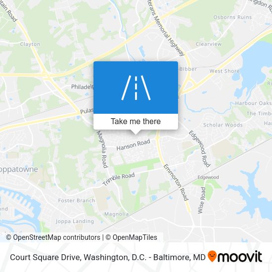 Court Square Drive map