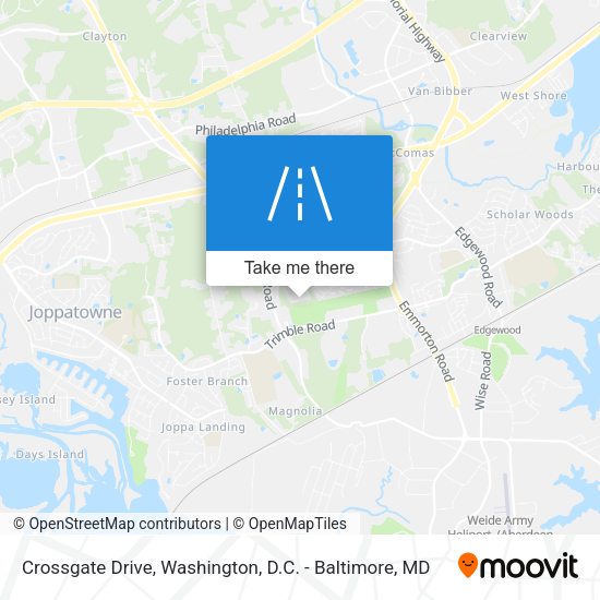 Crossgate Drive map