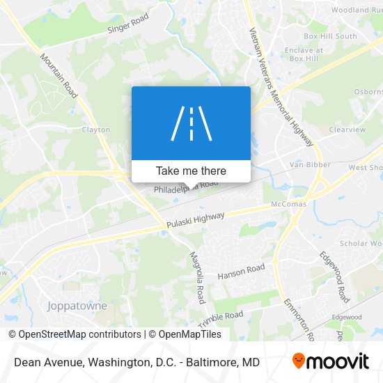 Mapa de Dean Avenue