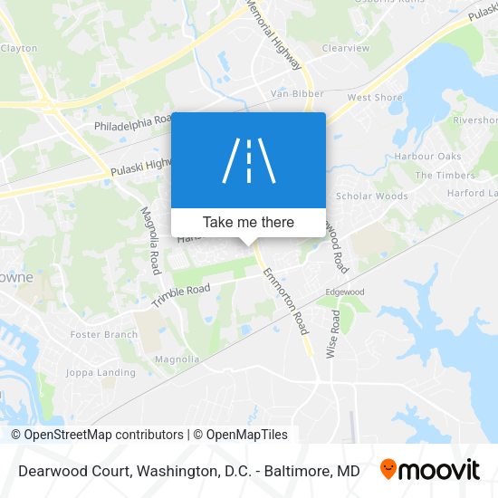 Mapa de Dearwood Court