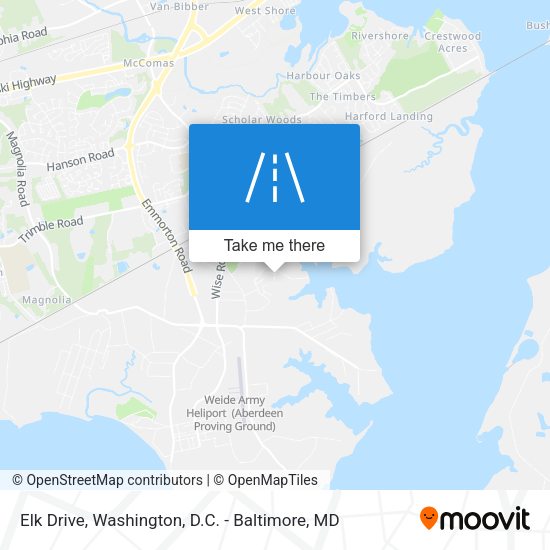 Elk Drive map