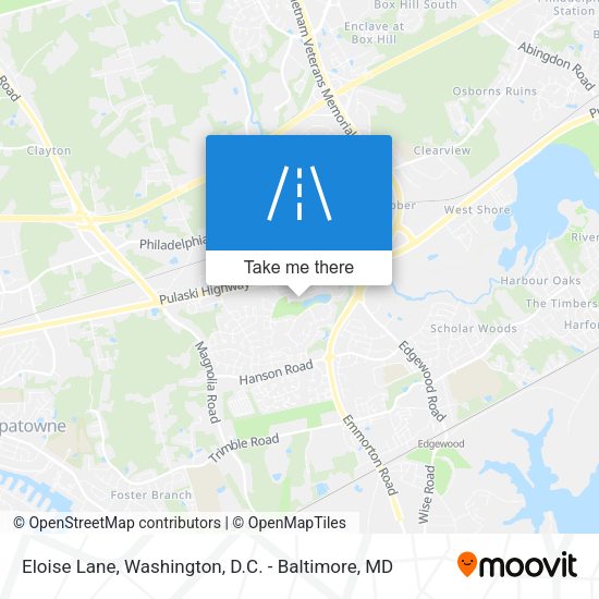 Eloise Lane map