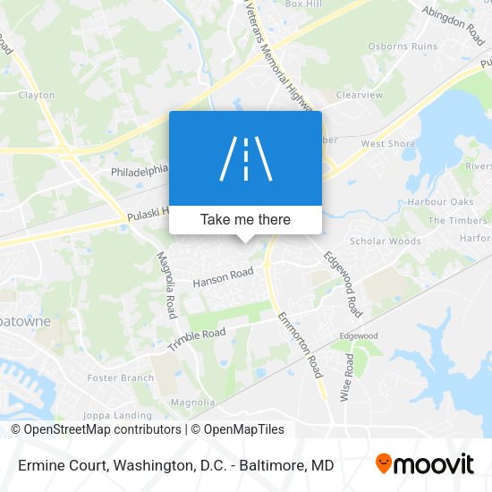 Ermine Court map