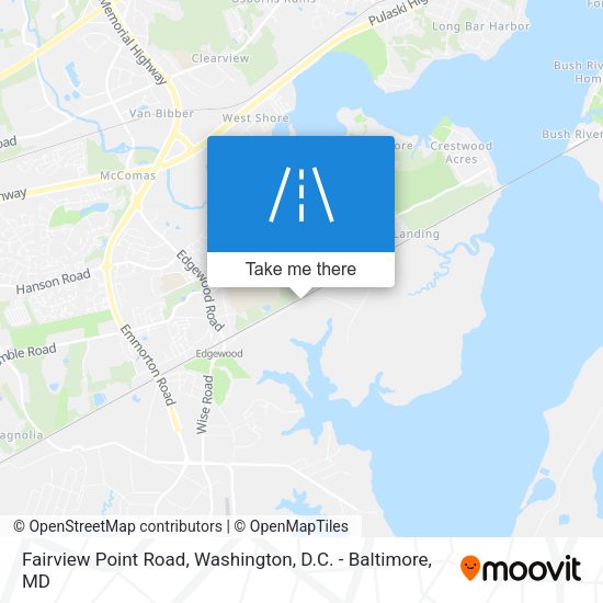 Fairview Point Road map