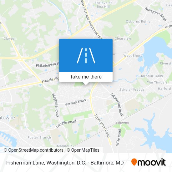 Fisherman Lane map