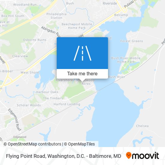 Mapa de Flying Point Road