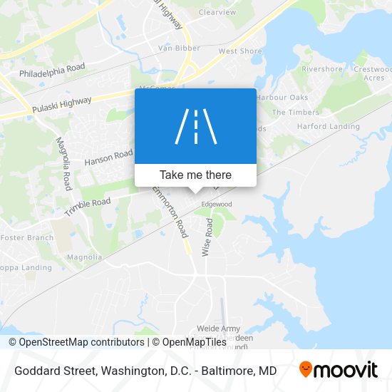 Goddard Street map
