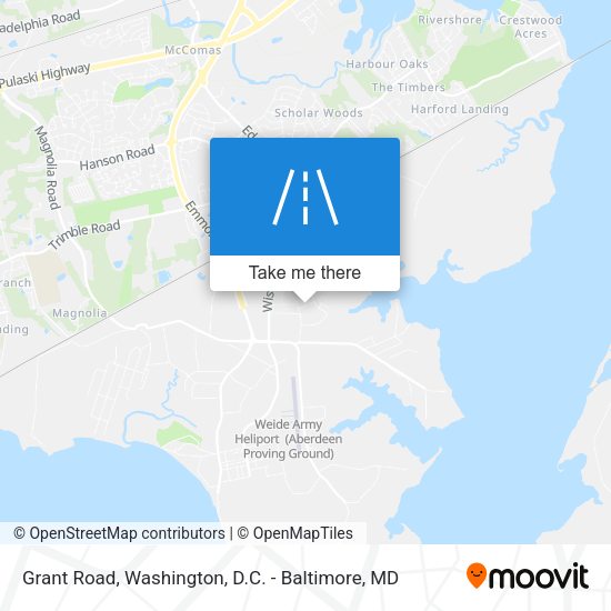Mapa de Grant Road