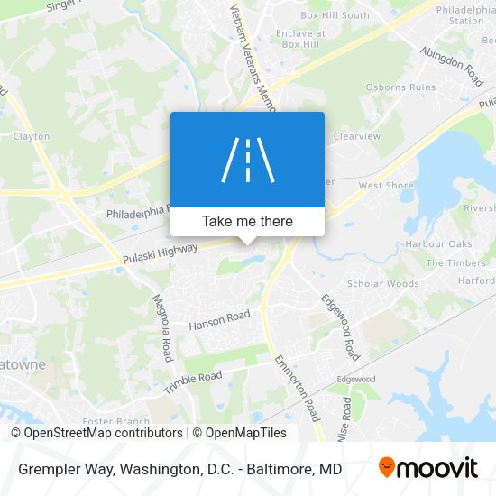 Grempler Way map