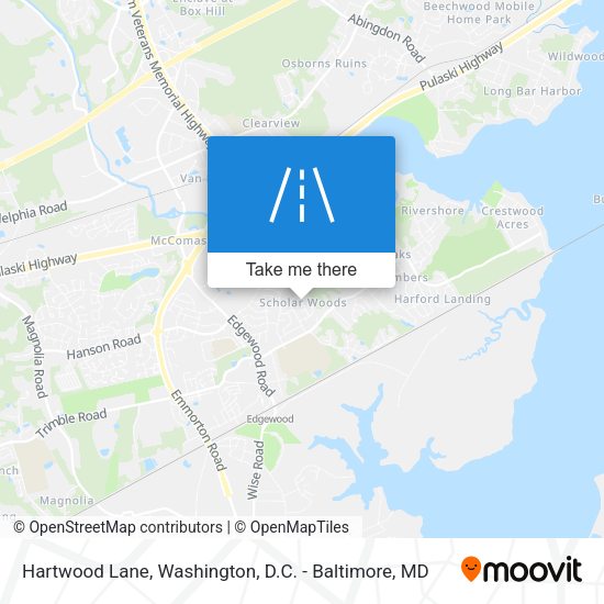Hartwood Lane map