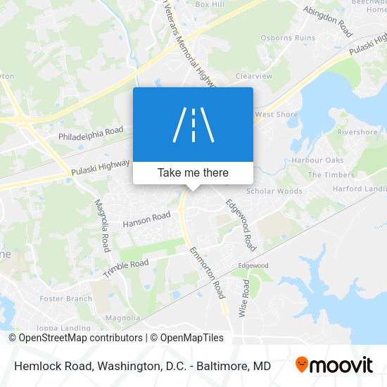 Mapa de Hemlock Road