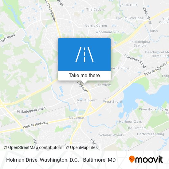 Holman Drive map