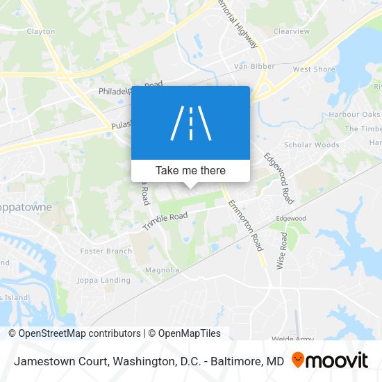 Mapa de Jamestown Court
