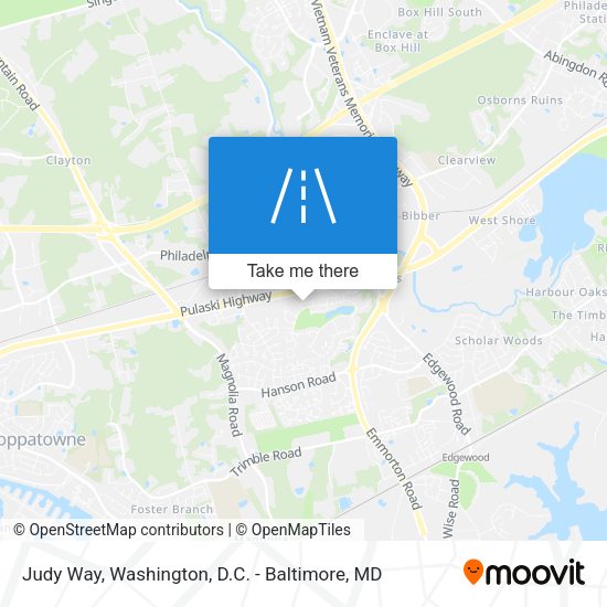 Judy Way map