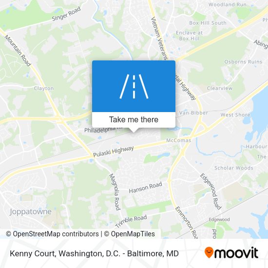 Kenny Court map