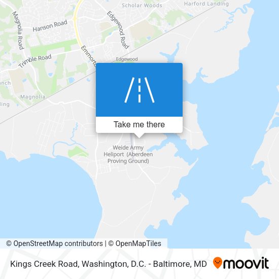 Mapa de Kings Creek Road