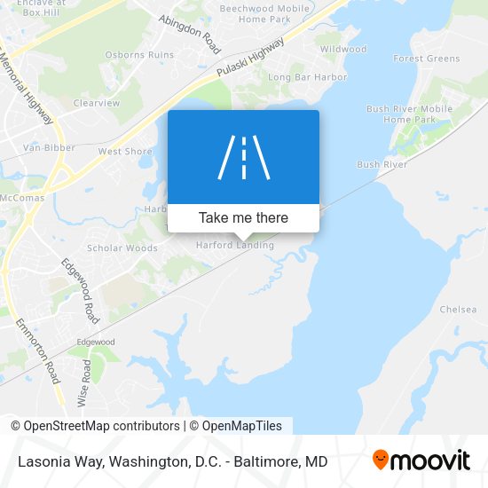 Lasonia Way map