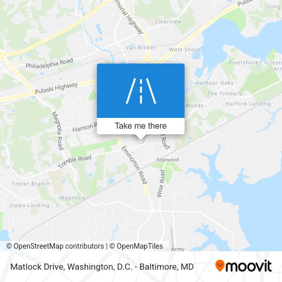 Matlock Drive map