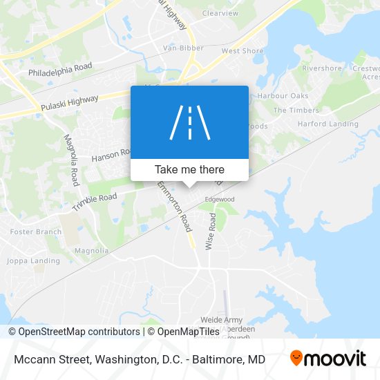 Mccann Street map