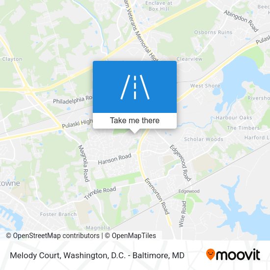 Melody Court map
