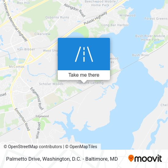 Mapa de Palmetto Drive
