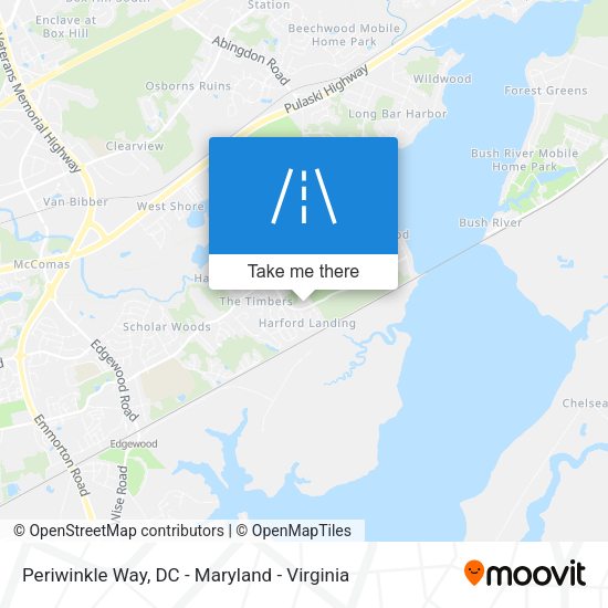 Periwinkle Way map