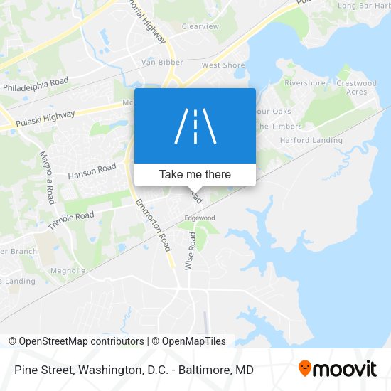 Mapa de Pine Street