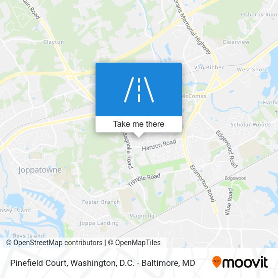 Pinefield Court map
