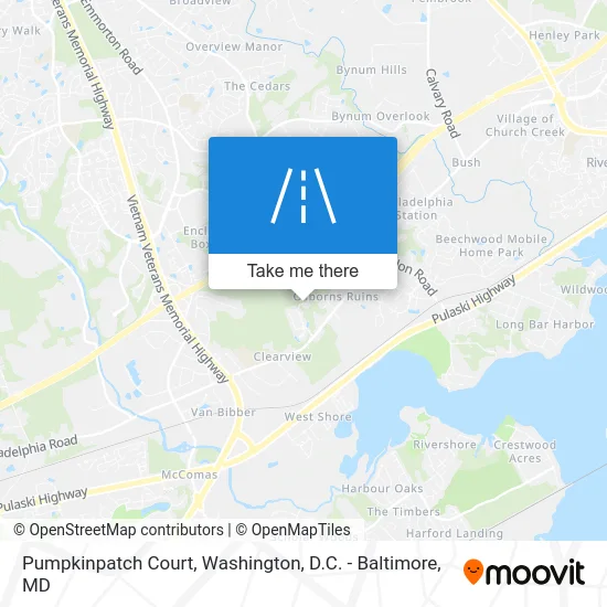 Pumpkinpatch Court map