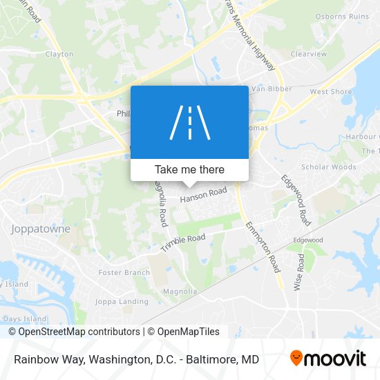 Mapa de Rainbow Way