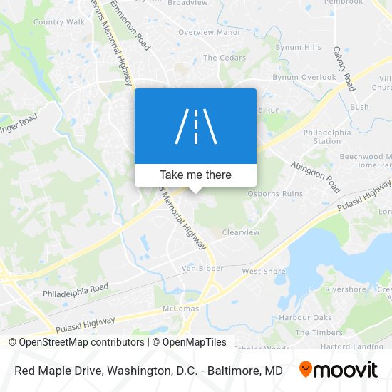 Mapa de Red Maple Drive