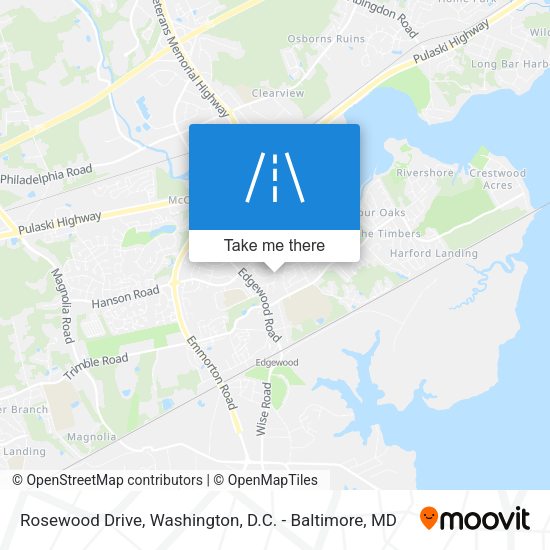 Rosewood Drive map