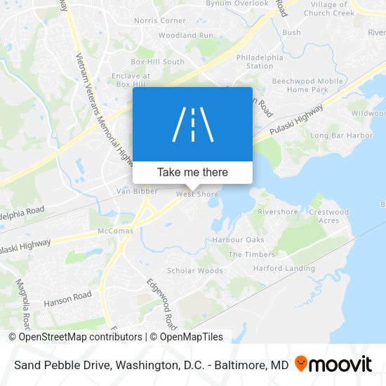 Sand Pebble Drive map
