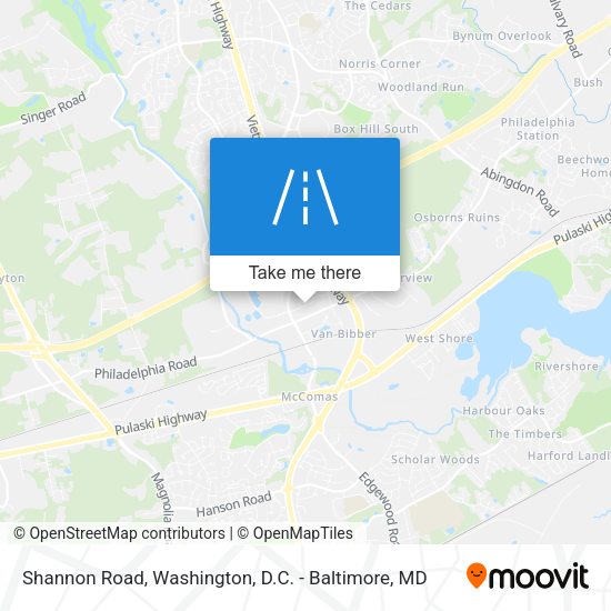 Shannon Road map