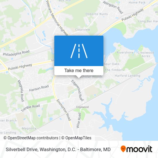 Silverbell Drive map