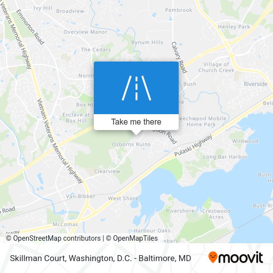 Skillman Court map