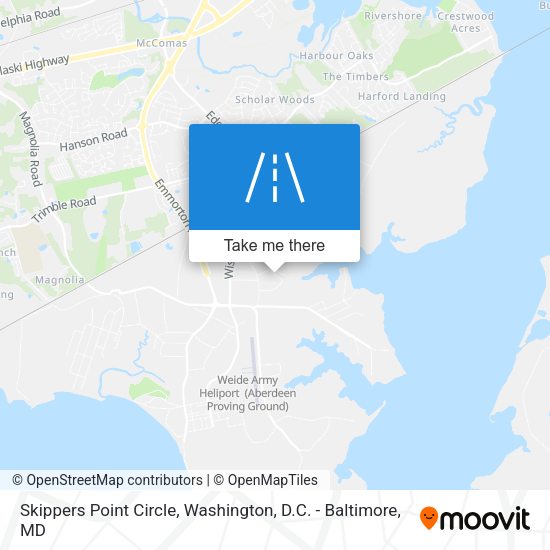 Mapa de Skippers Point Circle