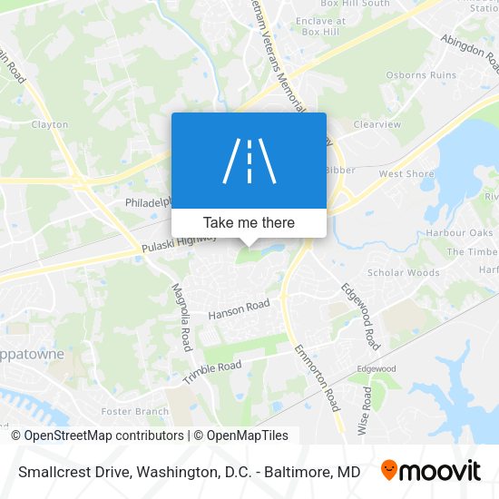 Mapa de Smallcrest Drive
