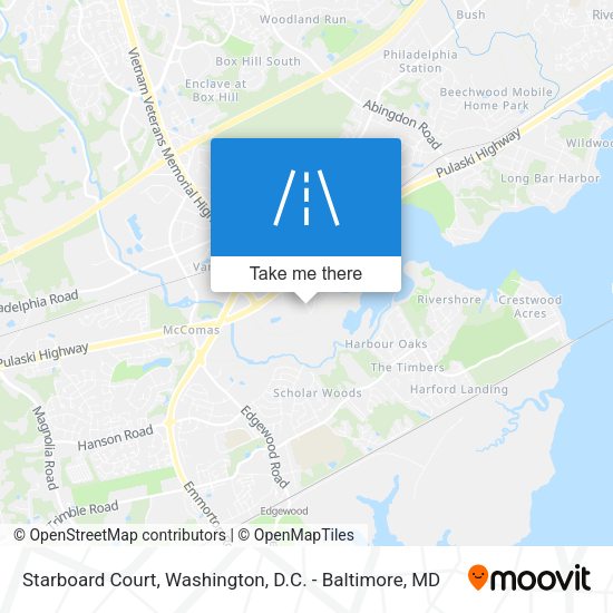 Starboard Court map
