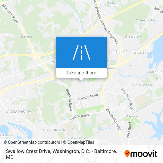 Mapa de Swallow Crest Drive