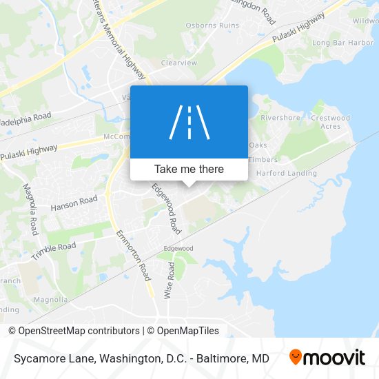 Sycamore Lane map