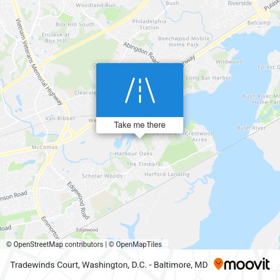 Tradewinds Court map