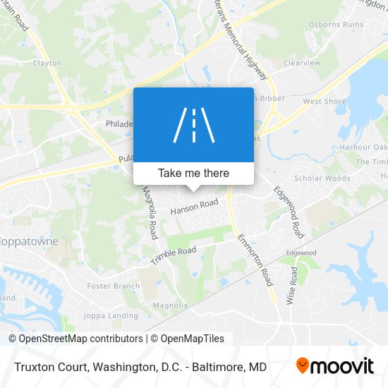 Truxton Court map