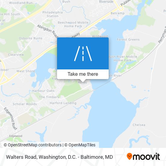 Walters Road map