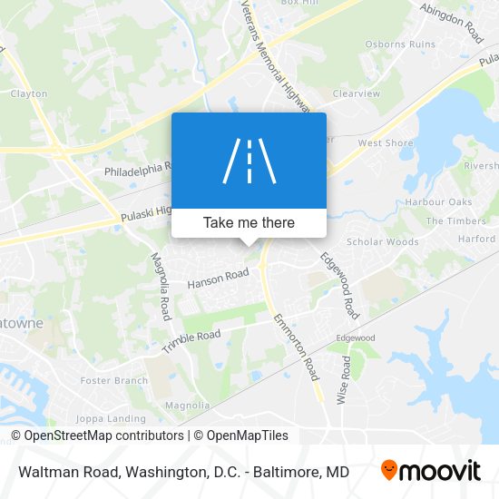 Mapa de Waltman Road