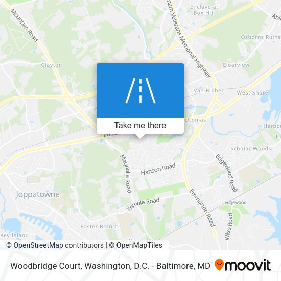 Mapa de Woodbridge Court
