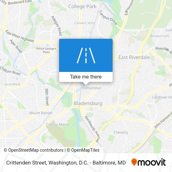 Mapa de Crittenden Street