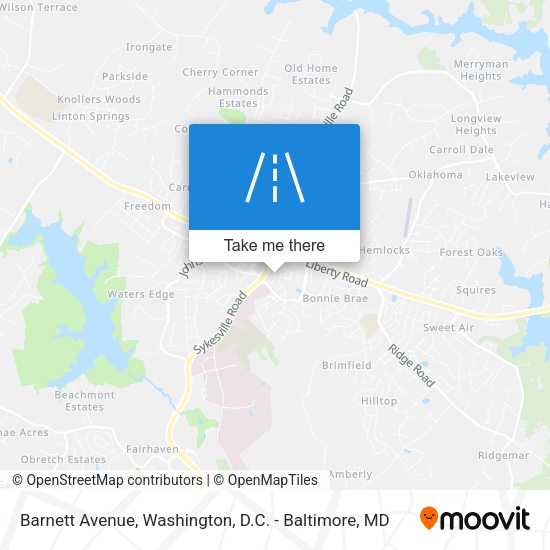 Barnett Avenue map